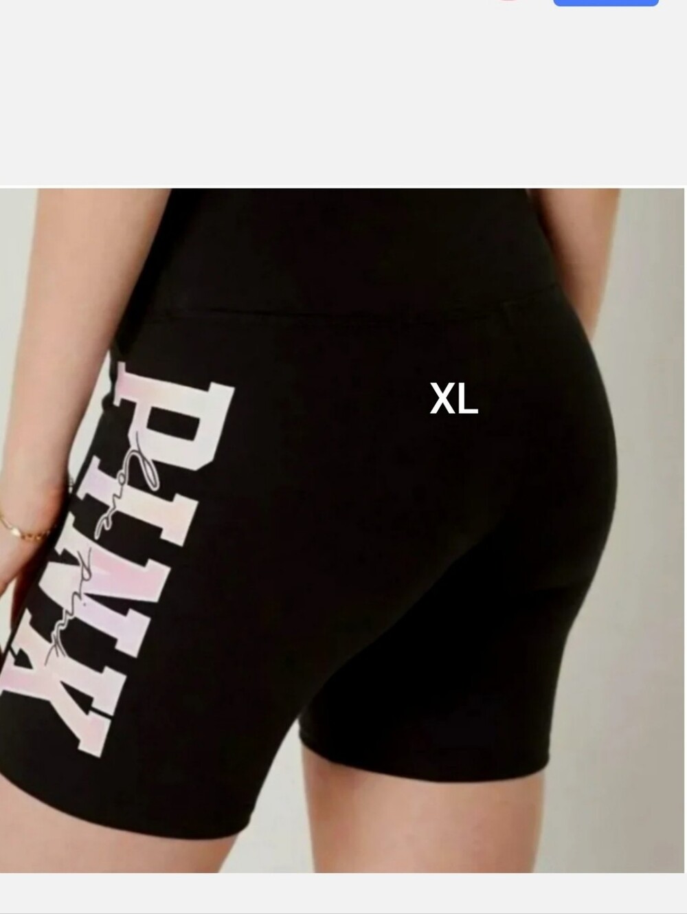 NEW SZ XL VS PINK TIE DYE FREYA BIKER SHORTS.